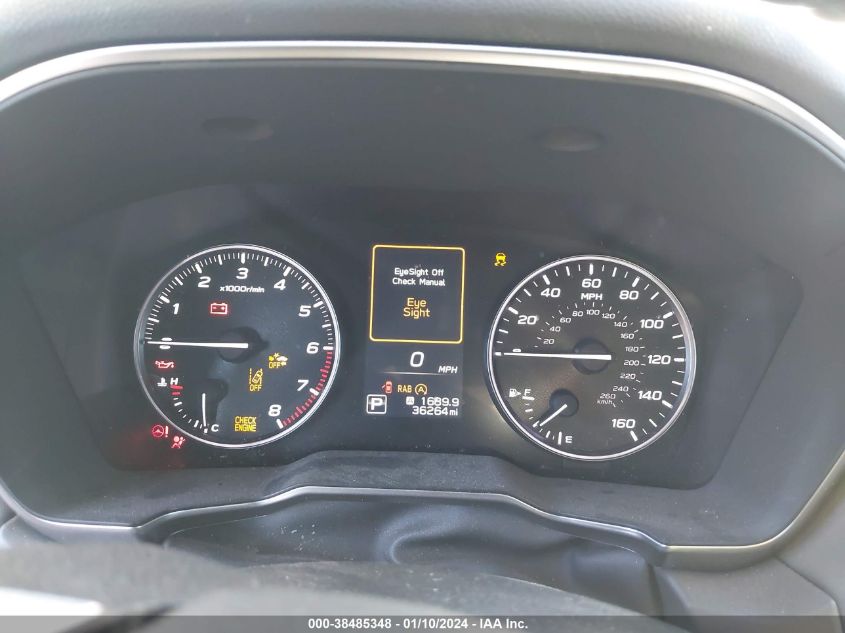 2020 SUBARU OUTBACK ONYX EDITION XT - 4S4BTGKD3L3268659