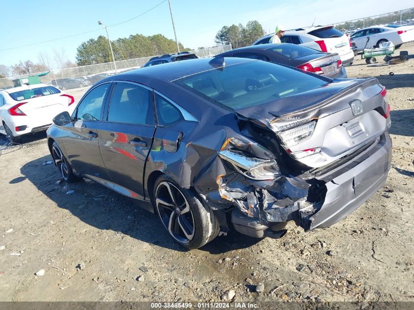 2018 HONDA ACCORD SPORT - 1HGCV1F38JA162932