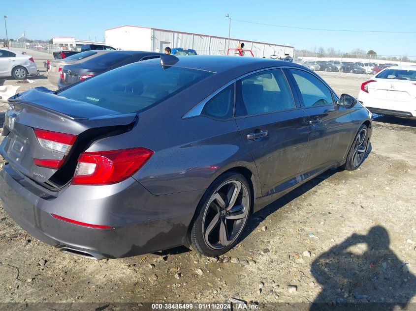 2018 HONDA ACCORD SPORT - 1HGCV1F38JA162932