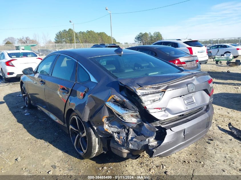 2018 HONDA ACCORD SPORT - 1HGCV1F38JA162932