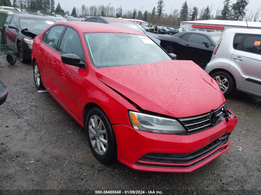 2015 VOLKSWAGEN JETTA 1.8T SE - 3VWD17AJ5FM268267