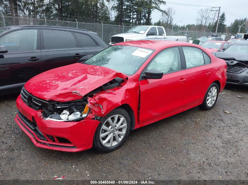 2015 VOLKSWAGEN JETTA 1.8T SE - 3VWD17AJ5FM268267