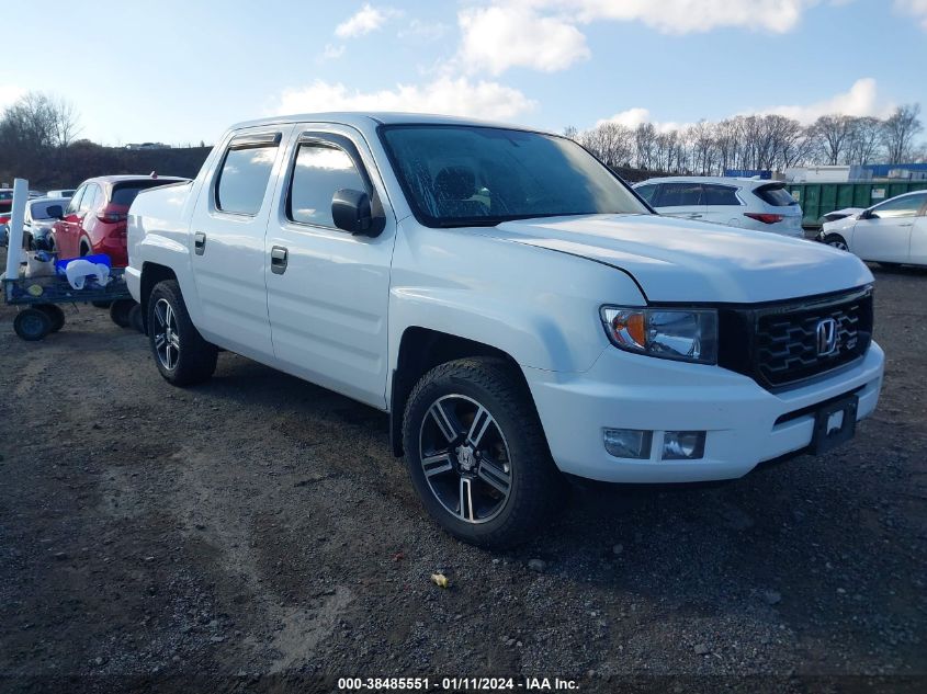 2013 HONDA RIDGELINE SPORT - 5FPYK1F73DB010687