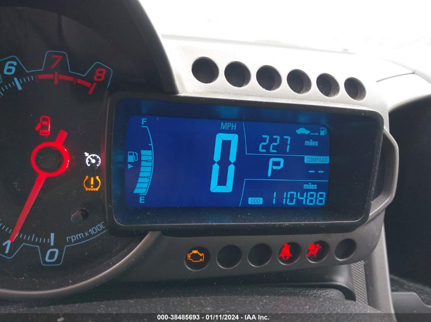 2015 CHEVROLET SONIC LT AUTO - 1G1JC6SH1F4134964
