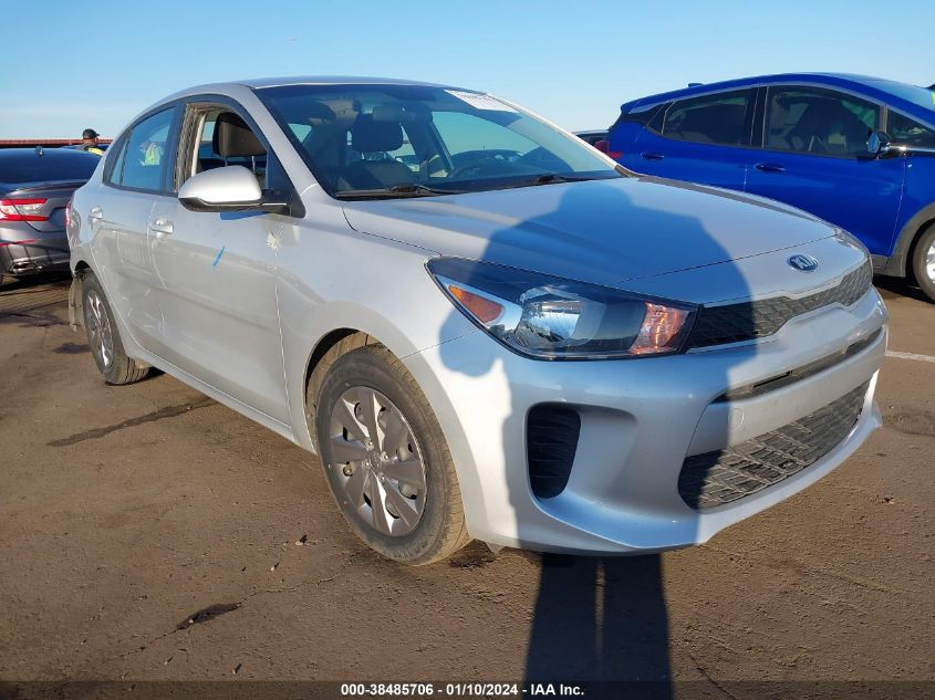 Lot #2530023278 2020 KIA RIO LX salvage car