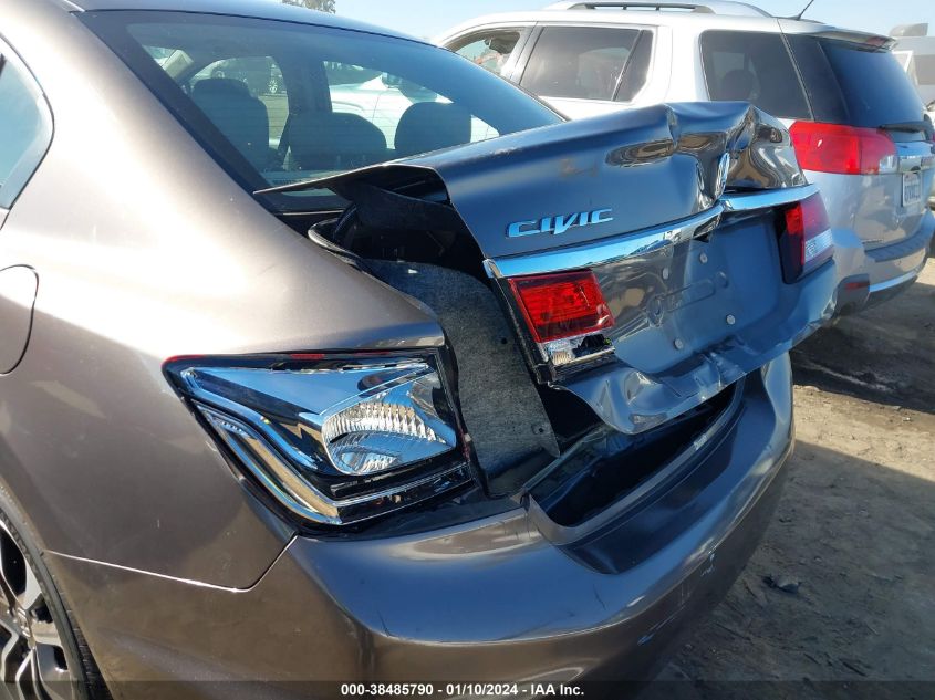 2013 HONDA CIVIC EX-L - 2HGFB2F96DH519126