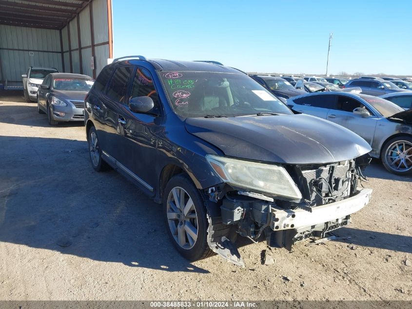 2013 NISSAN PATHFINDER S/SV/SL/PLATINUM - 5N1AR2MN1DC663072