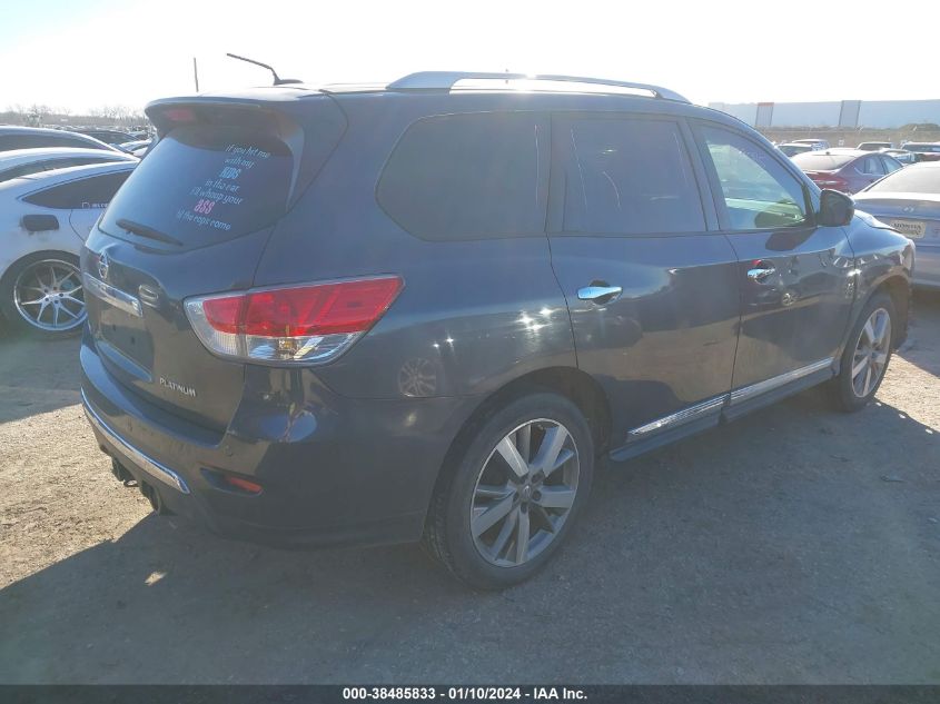 2013 NISSAN PATHFINDER S/SV/SL/PLATINUM - 5N1AR2MN1DC663072