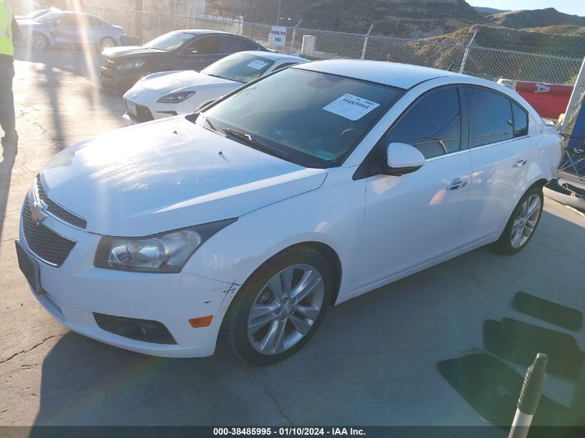 2013 CHEVROLET CRUZE LTZ - 1G1PG5SB4D7184371