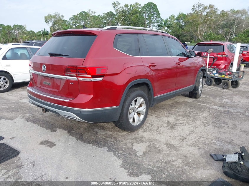 VIN 1V2ER2CA7JC593706 2018 VOLKSWAGEN ATLAS SEL