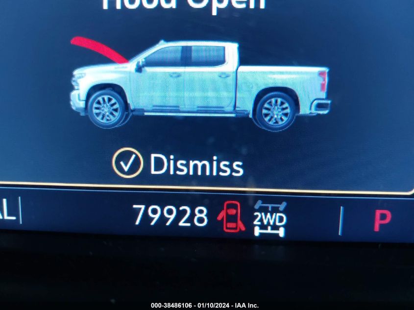 2021 CHEVROLET SILVERADO 1500 4WD  SHORT BED LTZ - 3GCUYGED3MG336838