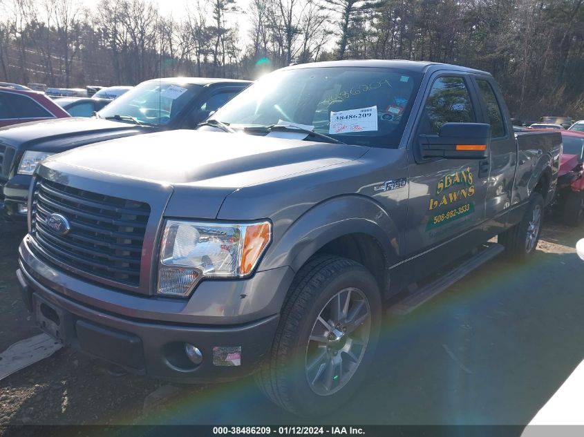 2014 FORD F-150 SUPER CAB - 1FTEX1EM9EKF59528