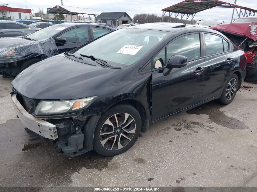 2013 HONDA CIVIC EX - 2HGFB2F83DH518667