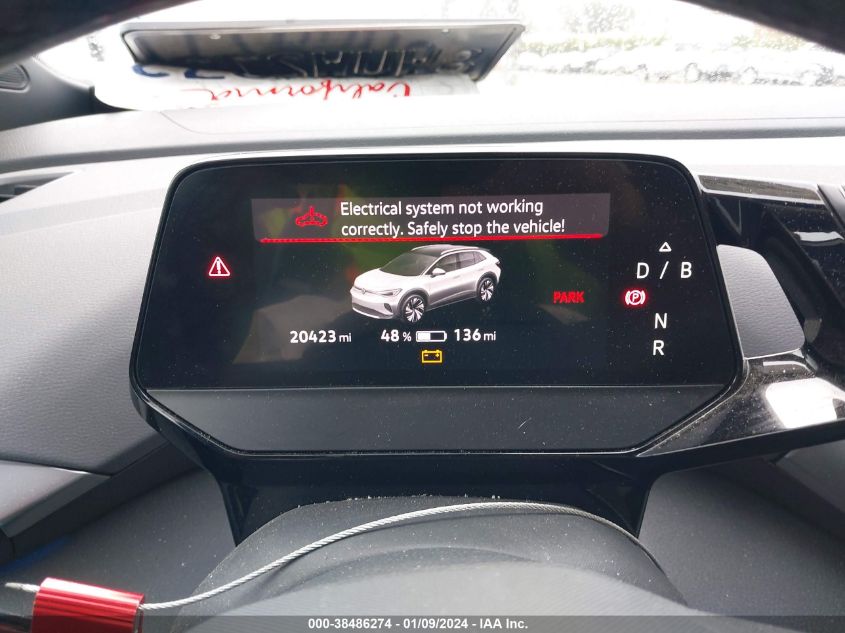 2021 VOLKSWAGEN ID.4 PRO S WVGTMPE24MP030325
