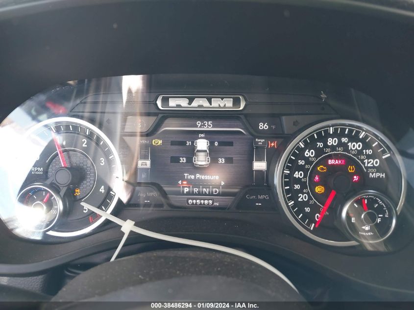 2022 RAM 1500 LARAMIE - 1C6RREJM6NN218683