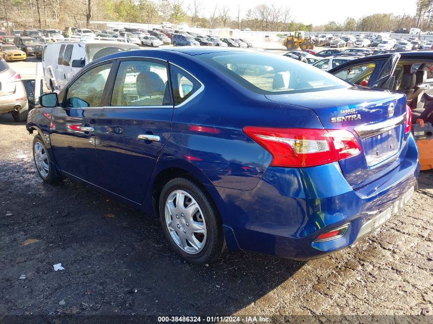 2016 NISSAN SENTRA S - 3N1AB7AP7GY305498