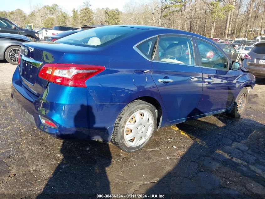 2016 NISSAN SENTRA S - 3N1AB7AP7GY305498