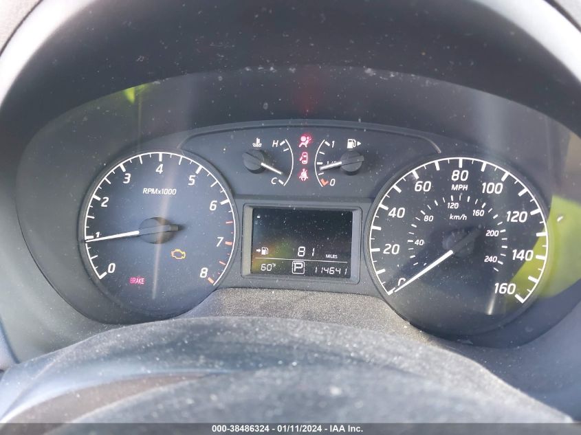 2016 NISSAN SENTRA S - 3N1AB7AP7GY305498