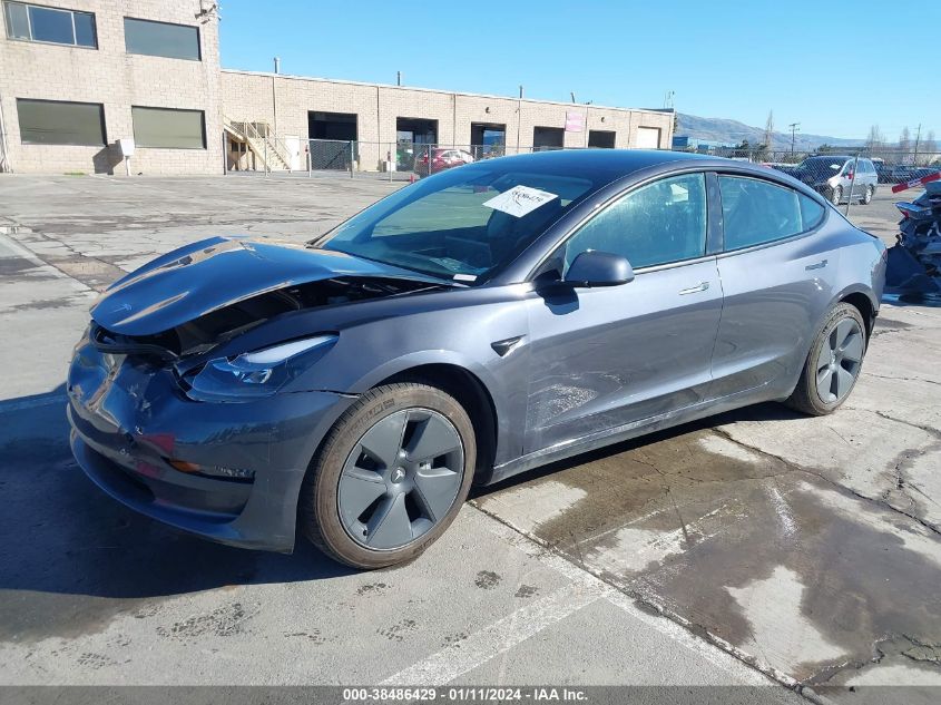 2023 TESLA MODEL 3 REAR-WHEEL DRIVE - 5YJ3E1EA2PF457474