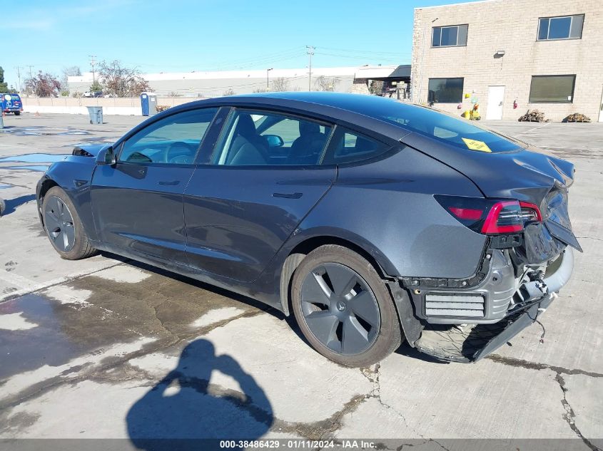 2023 TESLA MODEL 3 REAR-WHEEL DRIVE - 5YJ3E1EA2PF457474