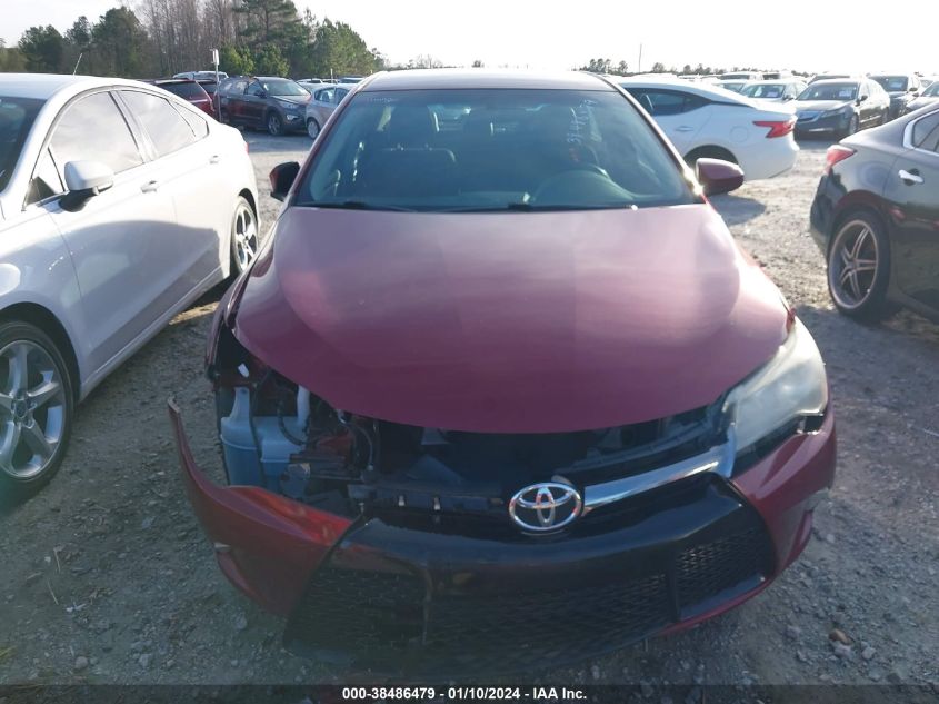 2016 TOYOTA CAMRY SE - 4T1BF1FK2GU514839