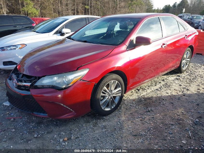 2016 TOYOTA CAMRY SE - 4T1BF1FK2GU514839