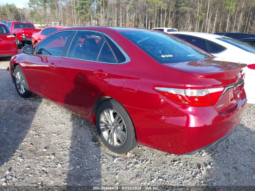 2016 TOYOTA CAMRY SE - 4T1BF1FK2GU514839
