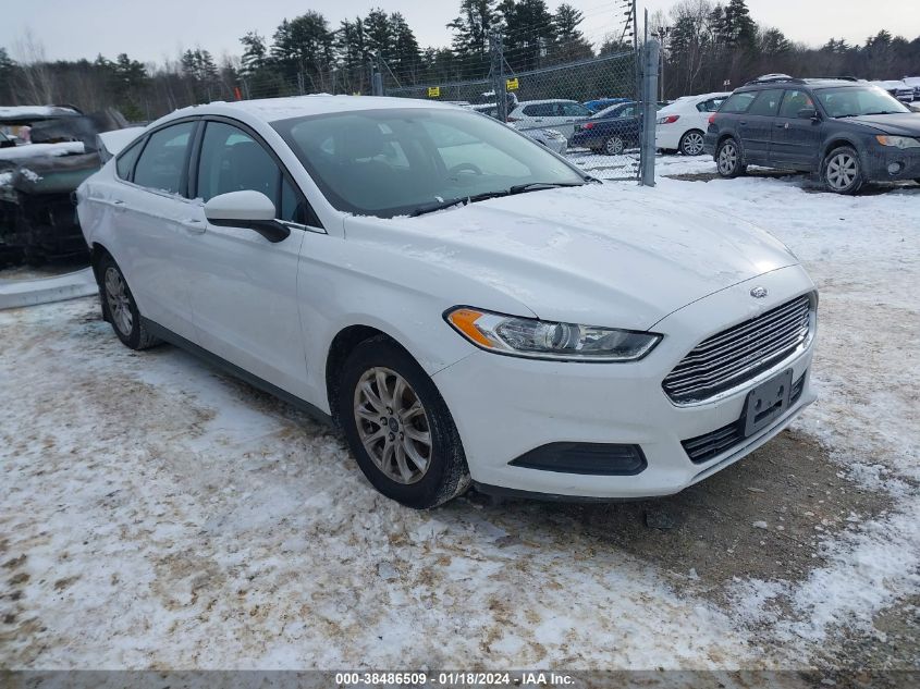 2016 FORD FUSION S - 3FA6P0G75GR292589