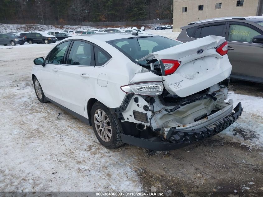 2016 FORD FUSION S - 3FA6P0G75GR292589