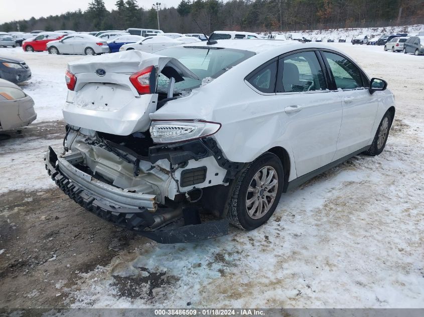 2016 FORD FUSION S - 3FA6P0G75GR292589