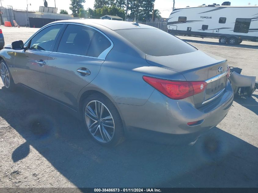 2015 INFINITI Q50 PREMIUM/SPORT - JN1BV7AP9FM344106