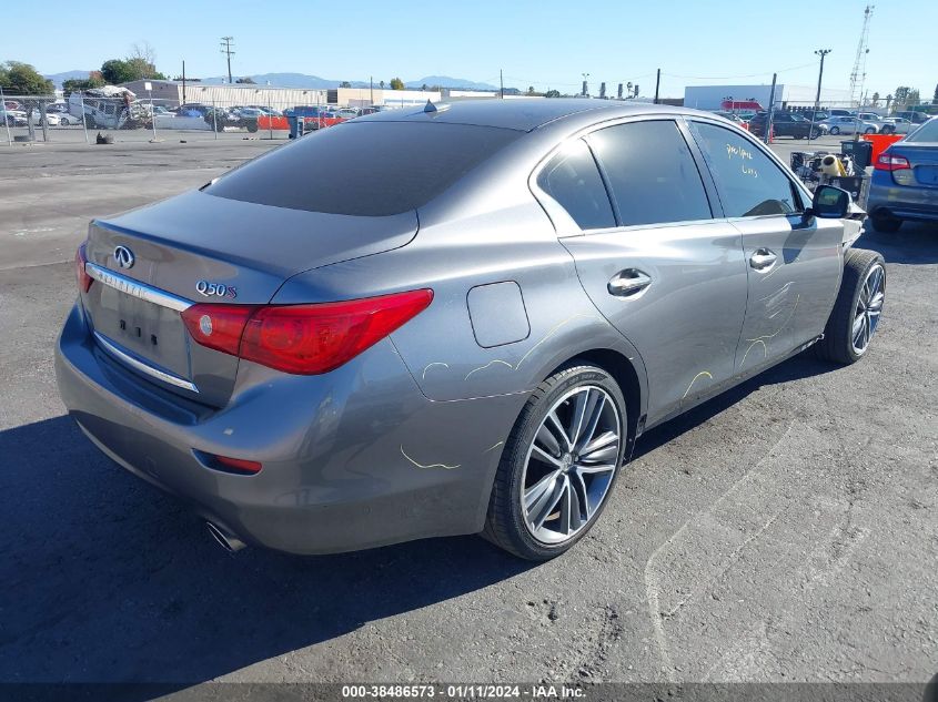 2015 INFINITI Q50 PREMIUM/SPORT - JN1BV7AP9FM344106