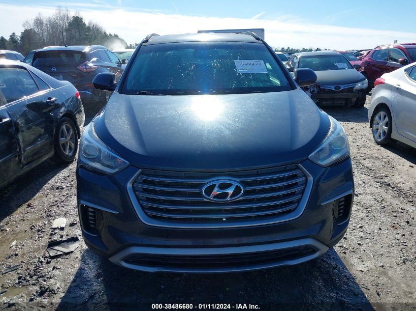 2017 HYUNDAI SANTA FE SE - KM8SM4HF2HU196052