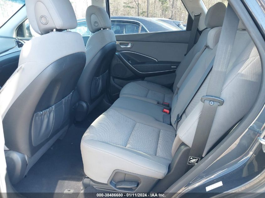 2017 HYUNDAI SANTA FE SE - KM8SM4HF2HU196052