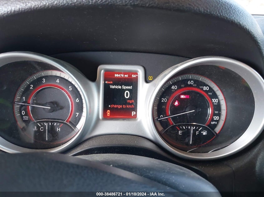 VIN 3C4PDCBGXHT572562 2017 DODGE JOURNEY SXT