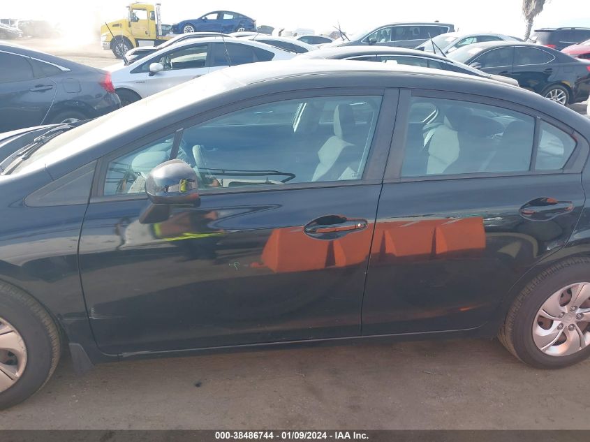 2013 HONDA CIVIC LX - 19XFB2F52DE275837