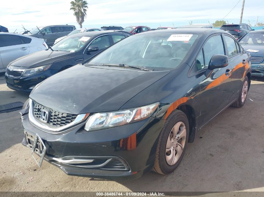 2013 HONDA CIVIC LX - 19XFB2F52DE275837