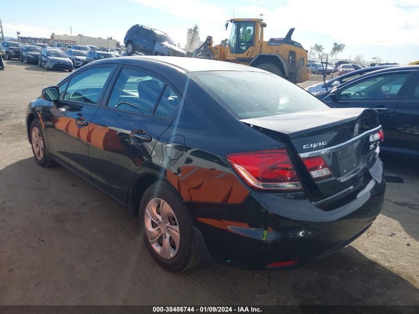 2013 HONDA CIVIC LX - 19XFB2F52DE275837
