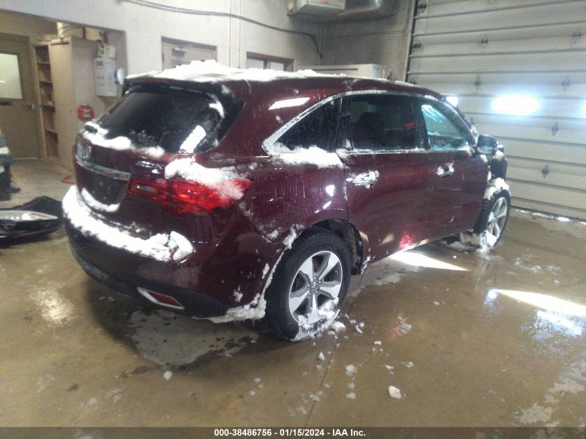 2014 ACURA MDX - 5FRYD3H29EB011150