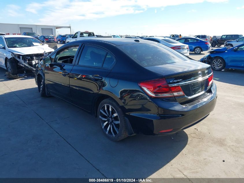 2014 HONDA CIVIC EXL - 19XFB2F94EE071576