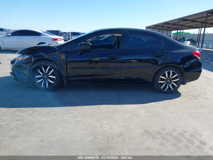2014 HONDA CIVIC EXL - 19XFB2F94EE071576