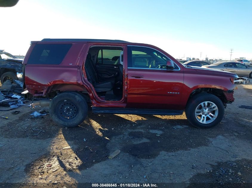 2017 CHEVROLET TAHOE LT - 1GNSKBKC5HR182766