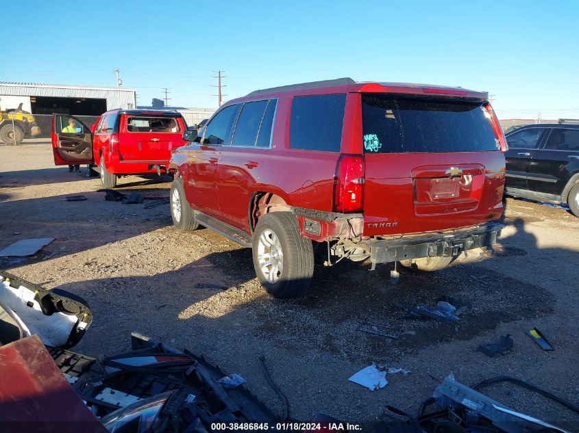 2017 CHEVROLET TAHOE LT - 1GNSKBKC5HR182766