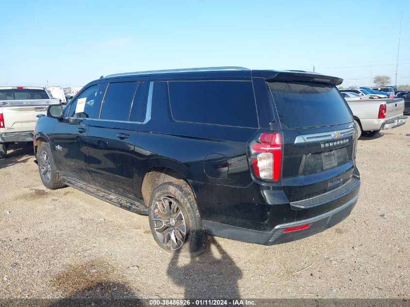 2022 CHEVROLET SUBURBAN C1500 LT - 1GNSCCKD4NR110660