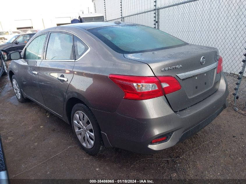 2017 NISSAN SENTRA S/SV/SR/SL - 3N1AB7AP1HL638567