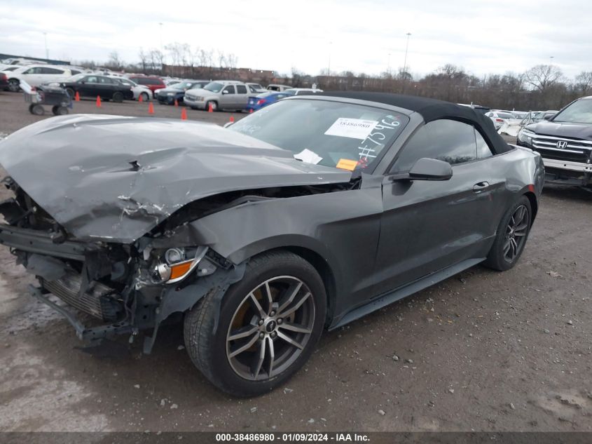 2017 FORD MUSTANG ECOBOOST PREMIUM - 1FATP8UH6H5287596