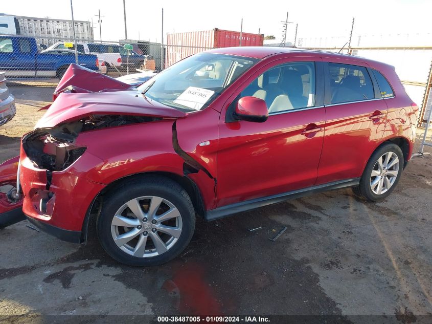 2014 MITSUBISHI OUTLANDER SPORT SE - 4A4AP4AU5EE019526