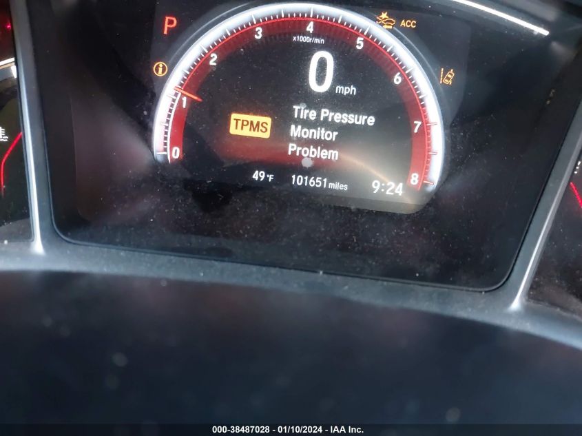 2019 HONDA CIVIC SPORT - 2HGFC2F83KH539111