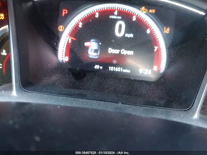 2019 HONDA CIVIC SPORT - 2HGFC2F83KH539111