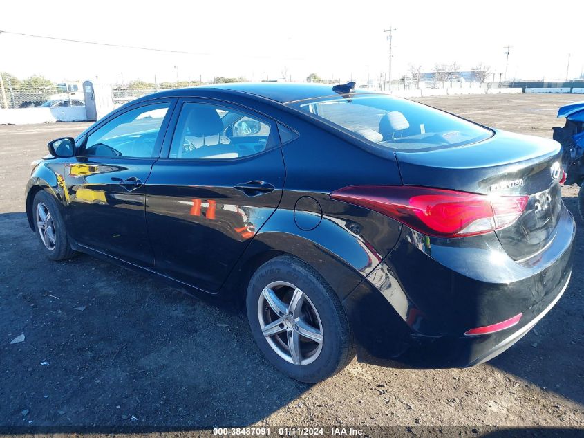 2016 HYUNDAI ELANTRA SE - 5NPDH4AE9GH783070